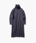 ATON WOOL MOULINE | タートルネックドレス