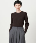 ATON NATURAL DYED WOOL | クルーネックリブセーター