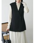 Green Parks AnriettMusee ネック切替デザインベスト