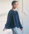 組曲 KIDS 【110-140cm】ラッフルドット ブラウス
