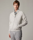 JOSEPH ABBOUD 【イタリア糸使用/清涼感/軽い/洗える/サスティナブル】スラブギマ ニット  ジップ ブルゾン