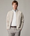 JOSEPH ABBOUD 【イタリア糸使用/清涼感/軽い/洗える/サスティナブル】スラブギマ ニット  ジップ ブルゾン