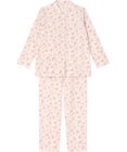 Wing パジャマ 長袖 長ズボン 綿100％(肌側) あったか素材 保温性 ゆったりシルエット シャツタイプ 上下セット レディース EP6001 ウイング／ワコール