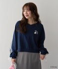 Green Parks ミッキー＆フレンズ／袖リボンショートプルオーバー