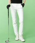 23区GOLF 透けにくい白！【WOMEN】トリコットツイル  ベーシックパンツ