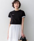 23区 S 【Oggi掲載】バック刺繍 メッセージロゴ Tシャツ