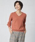 J.PRESS LADIES 【洗える】PRINCE Vネック ニット