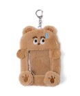 WEGO ふわふわぬいカードホルダーキーホルダーA