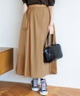 23区 S 【洗える】ナイロンコットンポプリン タック スカート