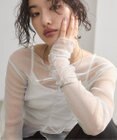 WEGO 【ANGIE VINTAGE】シャーリングラメシアートップス