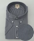 J.PRESS MEN 【KING SIZE】【夏に嬉しい高機能】カノコインレイマイクロストライプパッチポケット シャツ/B.D.