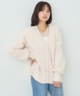 earth music&ecology ロングシャギーカーディガン