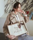 Maison de FLEUR EC限定ロゴ刺繍キャンバストートバッグ