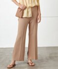 BEIGE， AULNEY / ニットフレアパンツ