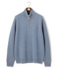 J.PRESS MEN 【KING SIZE】【Cash Lamb’s Wool】ハーフジップニット