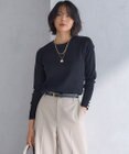 23区 L 【Oggi4月号掲載/洗える】ラスターコットンポリエステル ニット