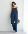 YECCA VECCA 綿麻デニムサロペット