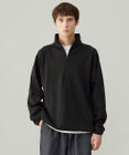 UNFILO MENS 【男女兼用】ナイロン裏毛 ハーフジップ