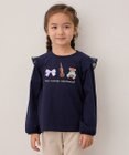 ANY KIDS おけいこモチーフ刺繍入り 長袖Tシャツ
