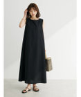 Green Parks 綿麻混ノースリーブワンピース
