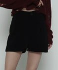 WEGO ジャガードハイウエストタイトショートパンツ