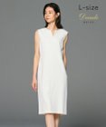 BEIGE， 【L-size・セットアップ対応】LUIZA / Iラインワンピース