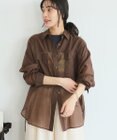 CRAFT STANDARD BOUTIQUE シアーハオリシャツ