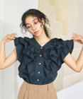 #Newans ラッフルフリルブラウス