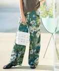 自由区 L ボタニカルプリントドロスト パンツ