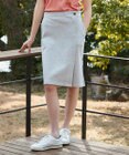 23区GOLF 安心の長めの着丈【23Fondation/WOMEN】スクエア スカート