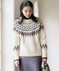 23区 S 【SLOW/一部店舗限定】ノルディック プルオーバー ニット