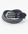 JOSEPH ABBOUD 【伸びる】メランジメッシュコンビ ベルト