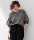 23区 S 【新色追加/洗える】スムースデザイン パフスリーブ カットソー