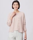 J.PRESS LADIES S 【洗える】RAYON ELITE STRETCH クルーネック カーディガン