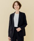 自由区 【XSサイズ～/洗える】ダブルフェイススーティング テーラードジャケット