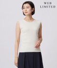 J.PRESS LADIES L 【WEB限定カラーあり・洗える】FINE SLEEVELESS ニット タンクトップ