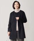 J.PRESS LADIES 【WEB限定カラーあり】ブレンドビーバー ノーカラー コート