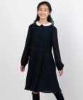 組曲 KIDS 【150-170cm】シフォンプリーツコンビ ワンピース