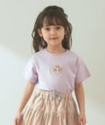 ANY KIDS オーガビッツアニマルサガラ刺繍Ｔシャツ