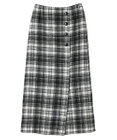 Green Parks シャギーチェックスカート