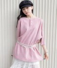 WEGO 【ユニセックス着用ITEM/MLサイズ展開】スラブヘンリーネックT（SS）