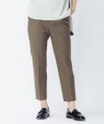 J.PRESS LADIES 【洗える・撥水・防汚】コットンFITTYシャーク テーパード パンツ