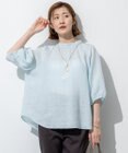 23区 【洗える】LIBECOリネン ボリュームスリーブ ブラウス