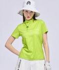PW CIRCULUS 【WOMEN】メッシュコンビ モックネック  ゴルフウェア レディース
