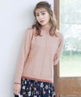 Tiaclasse L 【洗える】もっちり素材が肌触り抜群の配色ニットトップス