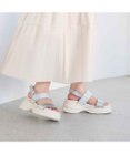 MODE ET JACOMO <MODE ET JACOMO>ボリュームソールグリッターサンダル