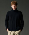 JOSEPH ABBOUD MOUNTAIN 【日本製/ソフト】ソフトウォームワッフル タートルネック Tシャツ