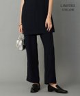 ICB L 【WEB限定カラーあり・洗える】 ライトダブルクロス ストレートパンツ