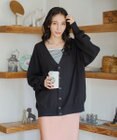 WEGO 【ユニセックス着用ITEM/MLサイズ展開】ドロップショルダーカーディガン