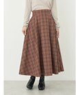 earth music&ecology チェックフレアスカート